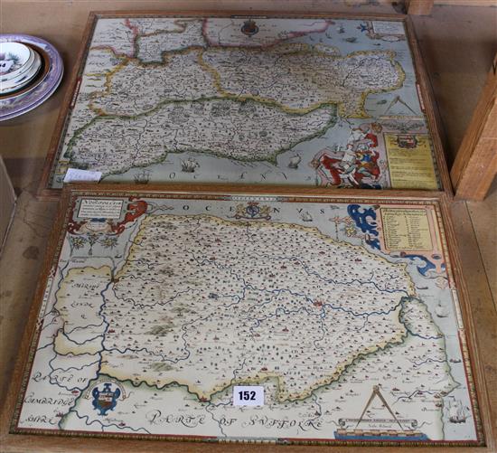 Two framed maps
